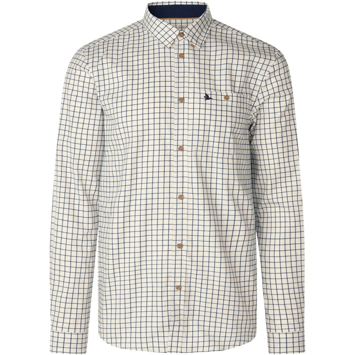 2026 Seeland Heren Oxford Schietshirt 403045025001 - Dark Sapphire Check